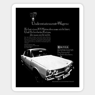 ROVER 3500 V8 P6 - advert Sticker